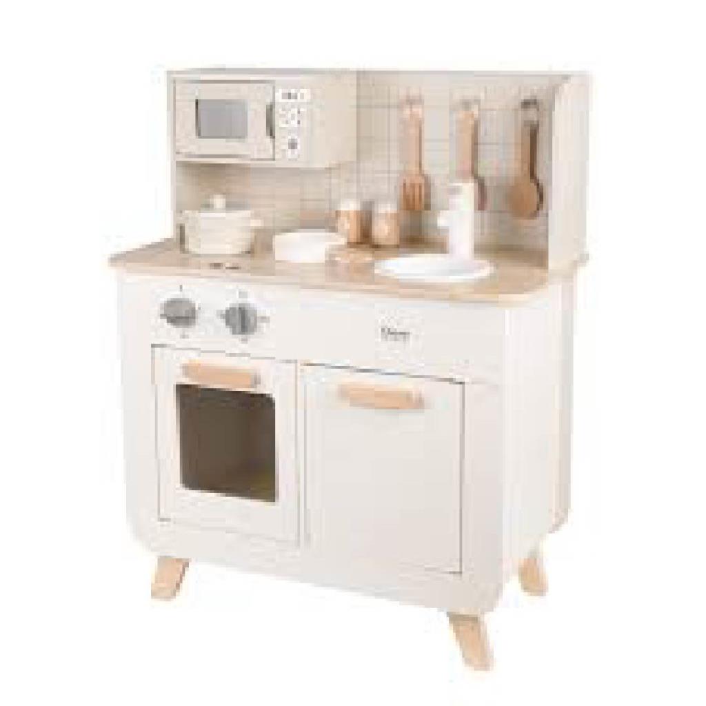 مطبخ الطاهي الخشبي للأطفال من كلاسيك وورلد – 11 قطعة